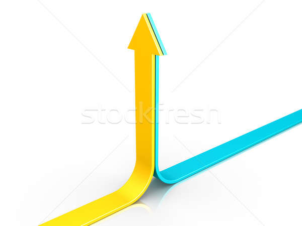 增加至灯箱 商业照片 #2939086two arrows pointing upwards 由