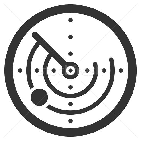 商业照片: 雷达 · 向量 · 图标 · 灰色 · 象形 · 风格