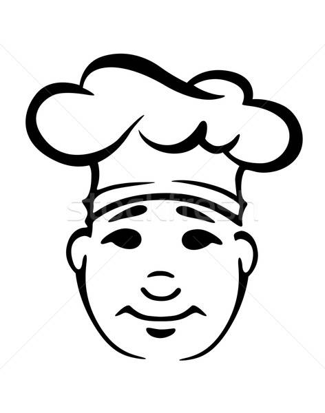 商业照片 / 插图 #5081559cartooned cook in a toque 由   anbuch