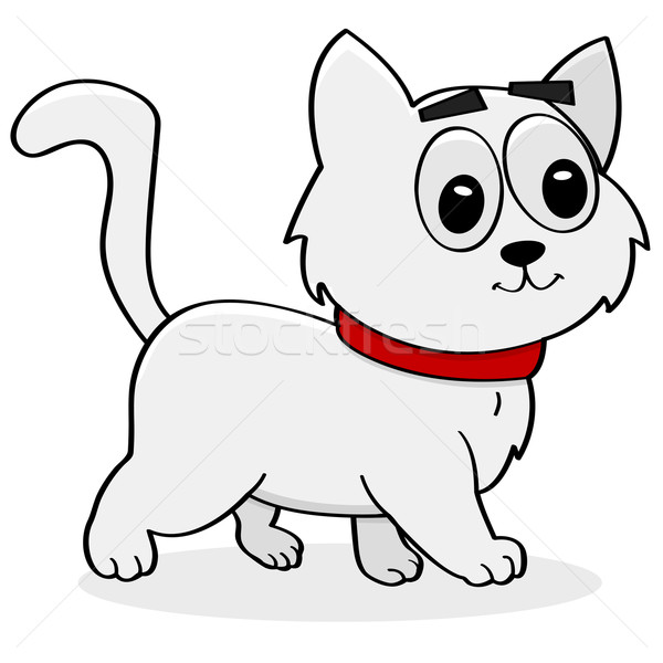 漫画 猫 插图 显示 快乐 步行 商业照片 bruno1998