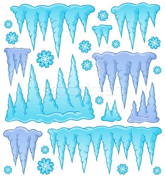 stock photo icicle theme image 1