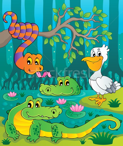 stock photo: swamp theme image 1