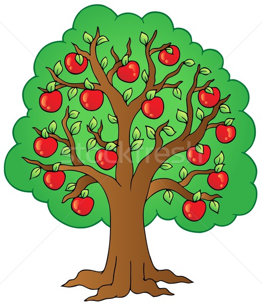 商业照片: 漫画 · 苹果树 ·树· 性质 · 设计 ·叶