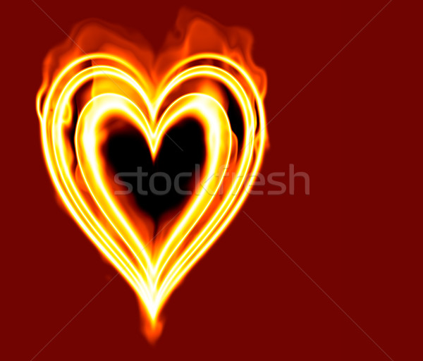 heartburning,burningart 燃烧 激情 爱 心脏 火焰 红色 / love heart burning