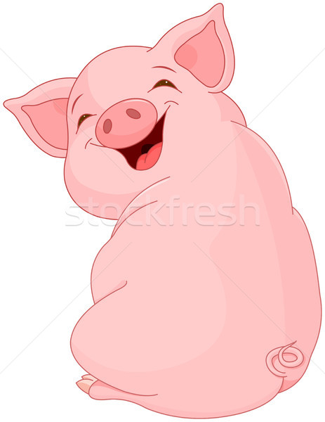 漂亮 猪 插图 可爱 快乐 艺术 商业照片 dazdraperma