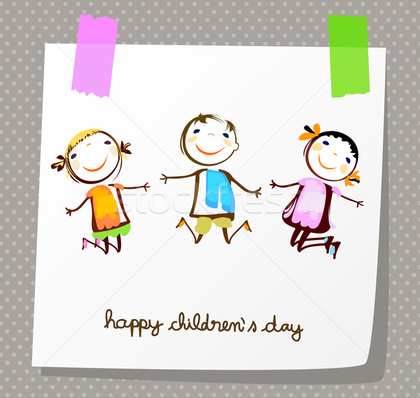 快乐 天 手 微笑 学校 孩子们 happy childrens day