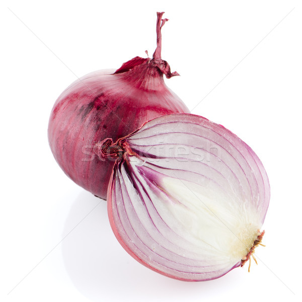 商业照片 红色 洋葱 孤立 白 道路 red sliced onion