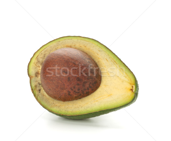 商业照片: 鳄梨    种子    孤立    白    食品 / half of avocado