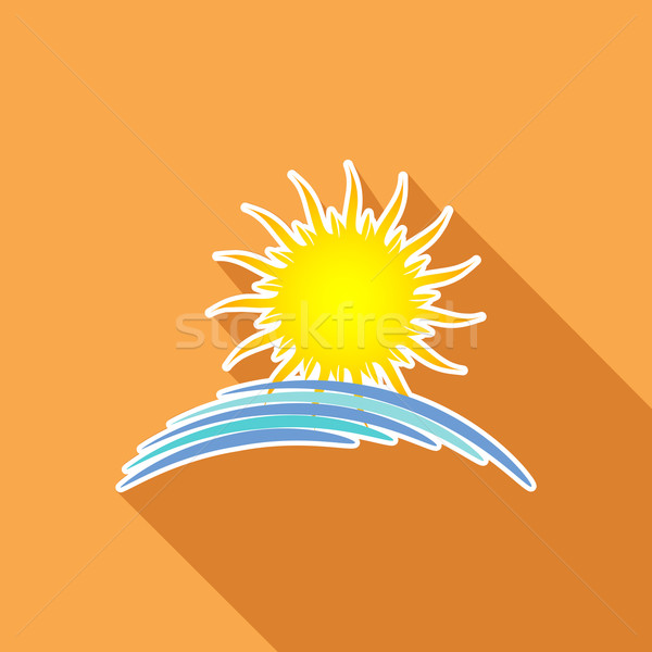 商业照片 夏天 太阳·长 阴影 天空 背景