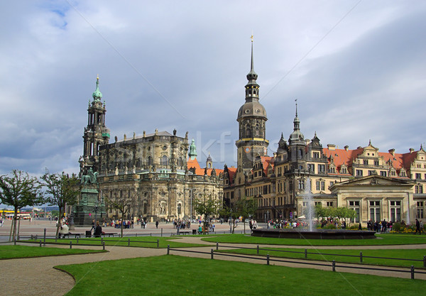 商业照片: 德累斯顿 · 天空 · 房子 · 艺术 ·云 / dresden old