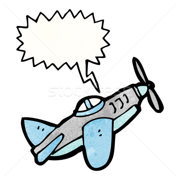 planecartoon,eggcartoon 漫画 战斗机 机 说 复古 画 / cartoon fighter plane
