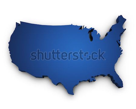 商业照片: 地图 · 美国 · 3d · 美国 · 美国