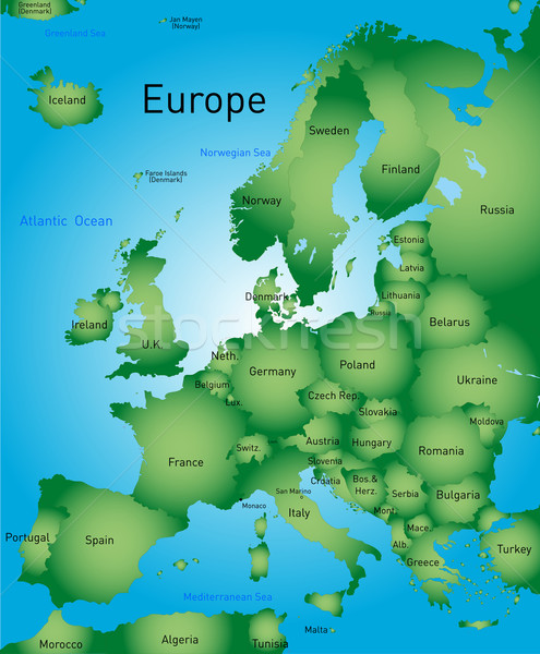 map of europe stock photo 08 olira