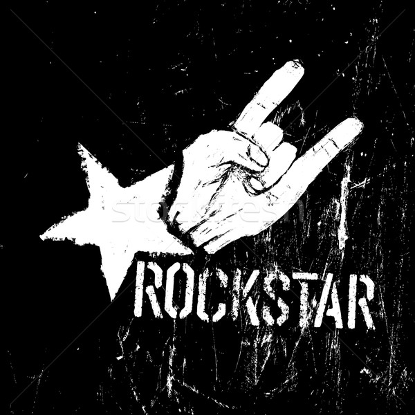 商业照片: 摇滚明星 · 符号 · 签署 · 手势 · 褴褛