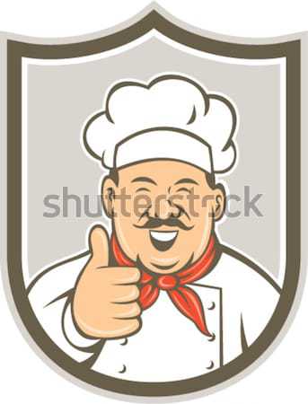 商业照片: 厨师 ·煮· 面包师傅 · 插图 · 漫画
