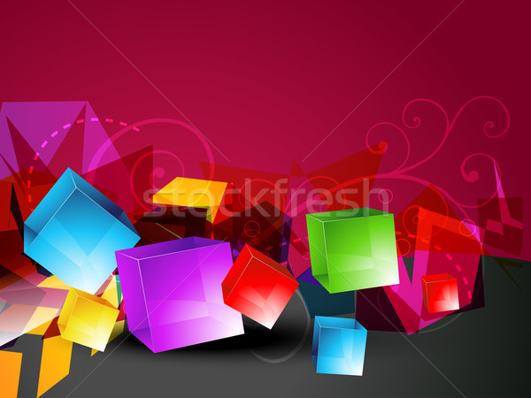 商业照片: 3d · 立方体 · 向量 · 立方体 · 设计