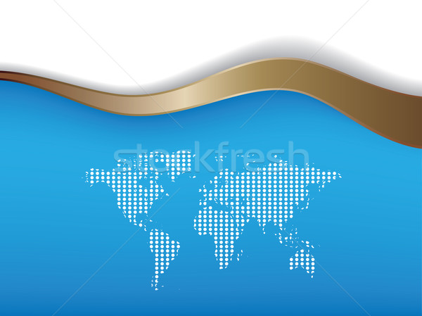 地图 · 抽象 · 背景 · 地球 / special blue background with map