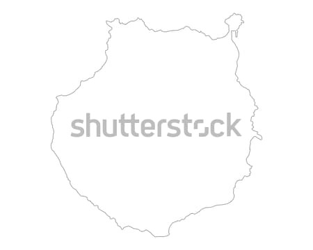 增加至灯箱 商业照片 / 插图 #7151888map of gran canaria 由