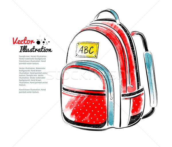 school bag. stock photo 08 sonya_illustrations