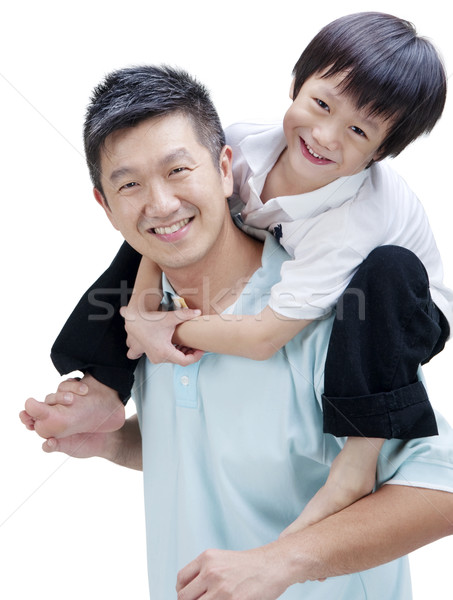 商业照片: 父亲的儿子 ·白· 快乐 · 男子 · 乐趣 · 肖像