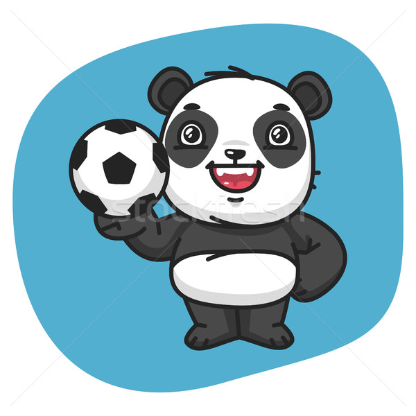 商业照片 熊猫 足球 格式 eps 10 设计