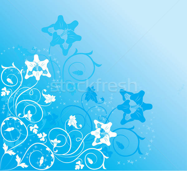 Stock photo: Background flower, elements for design, illustration