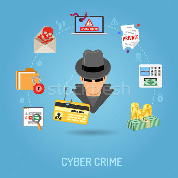 Cyber Crime Concept Stock photo © -TAlex-