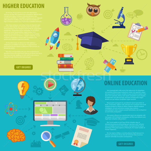Education Banners Stock photo © -TAlex-