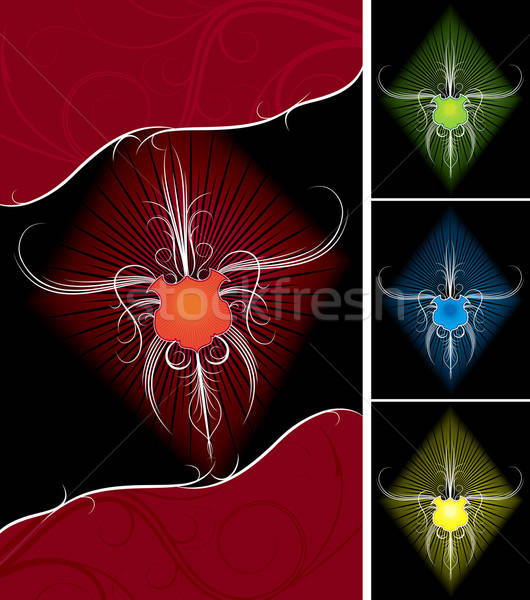 Coat of arms, vector illustration Stock photo © -TAlex-