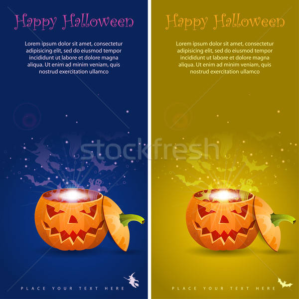 Stock photo: Greeting Card Halloween