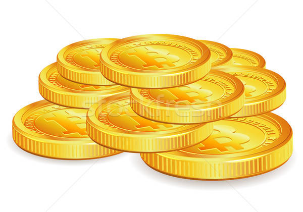 Bitcoins Stock photo © -TAlex-