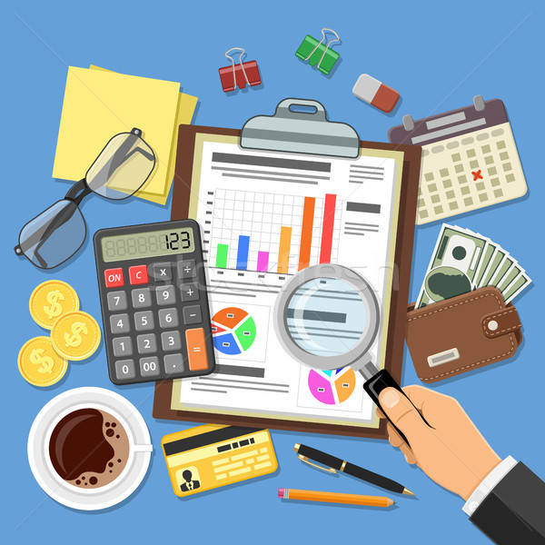 Auditing, Tax process, Accounting Concept Stock photo © -TAlex-