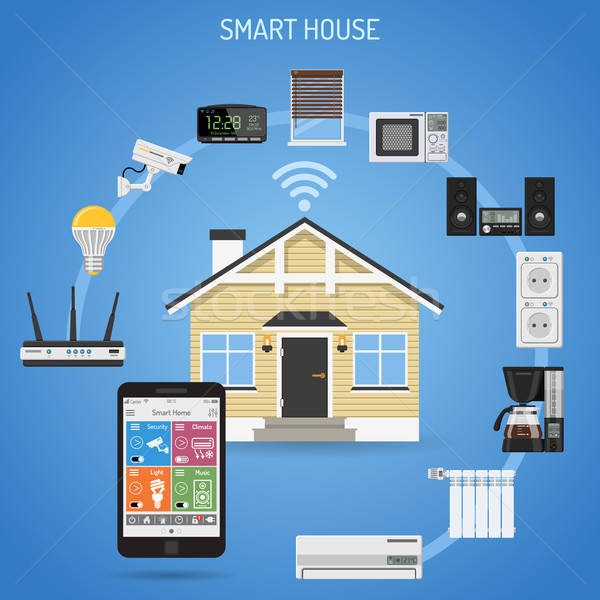 Smart House and internet of things Stock photo © -TAlex-