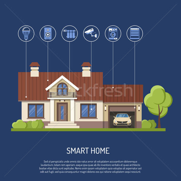 Smart Home and Internet of Things Stock photo © -TAlex-