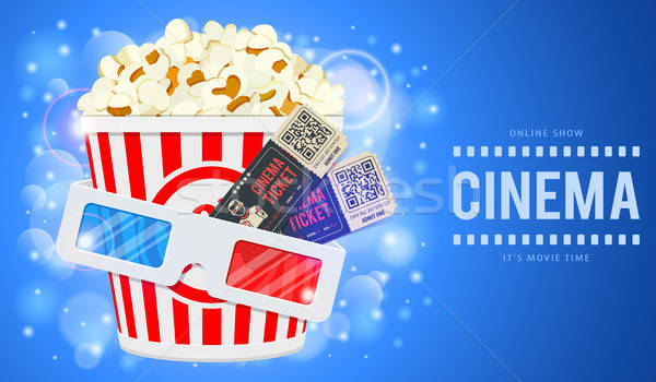 Cinema and Movie Banner Stock photo © -TAlex-