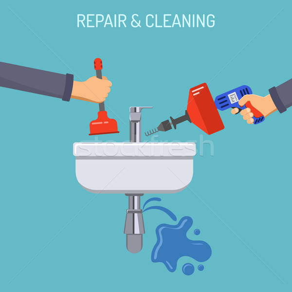 Plumbing Service Concept Stock photo © -TAlex-