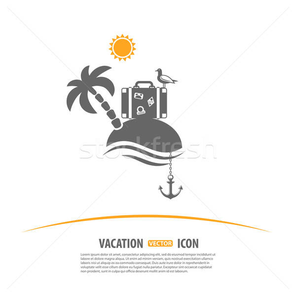 Turism vacanţă logo-ul călători vector logo design Imagine de stoc © -TAlex-