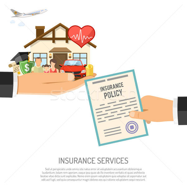 Stock photo: Insurance Services Concept