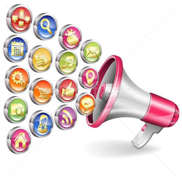 Megaphone Stock photo © -TAlex-