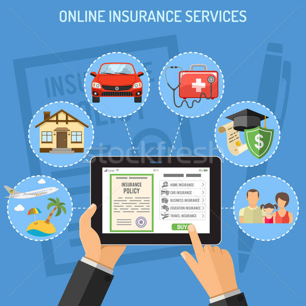 online insurance services Stock photo © -TAlex-
