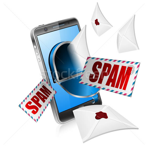 E-Mail with Spam Concept Stock photo © -TAlex-