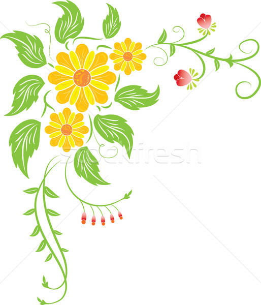 Stock photo: Background flower