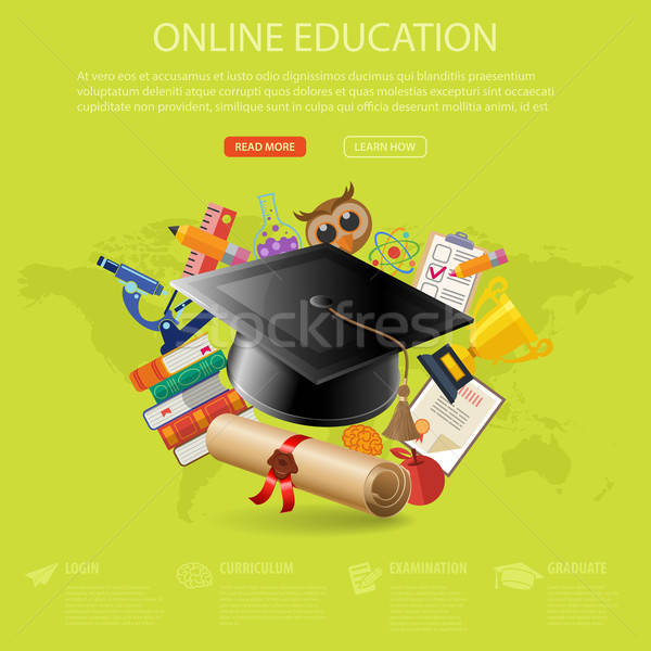 Online Education Concept Stock photo © -TAlex-