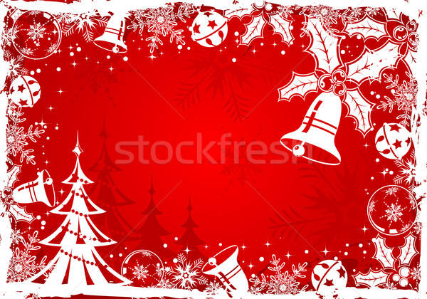 Stock photo: Christmas frame