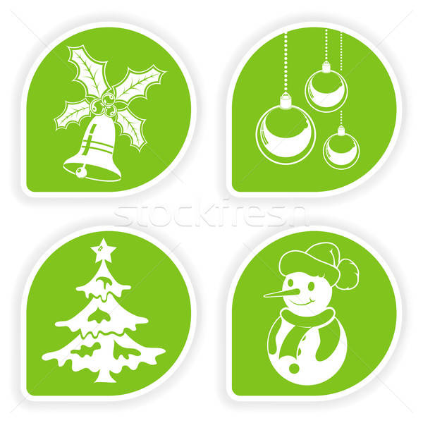 Collect Christmas Sticker Stock photo © -TAlex-