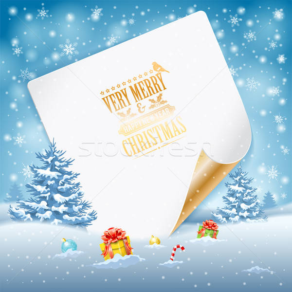 Stock photo: Christmas Greeting Card