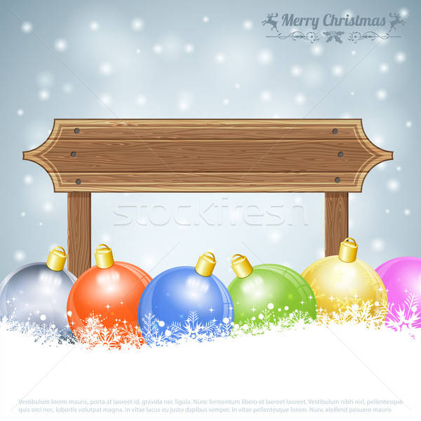 Christmas background Stock photo © -TAlex-