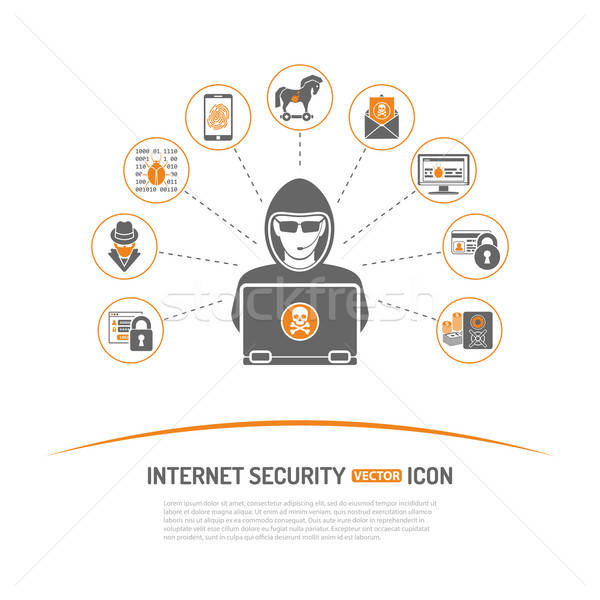 Stock photo: Internet Security Concept