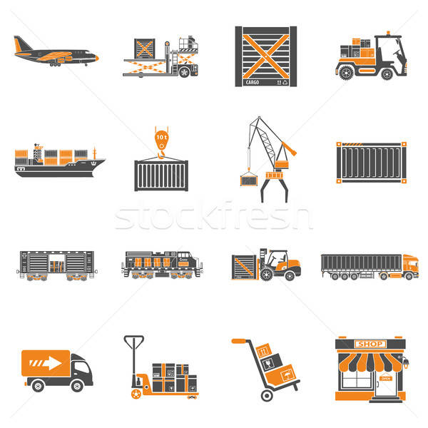 Zdjęcia stock: ładunku · transportu · opakowań · wysyłki · logistyka