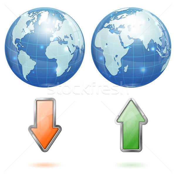 Global Upload and Download Concept Stock photo © -TAlex-